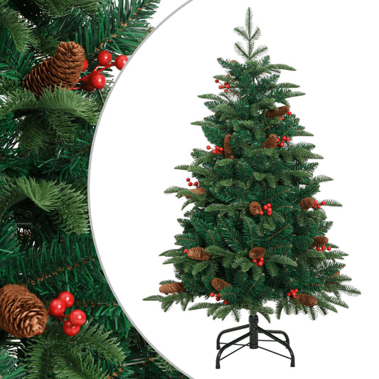 Artificial Hinged Christmas Tree Green PVC, PE, iron Medium