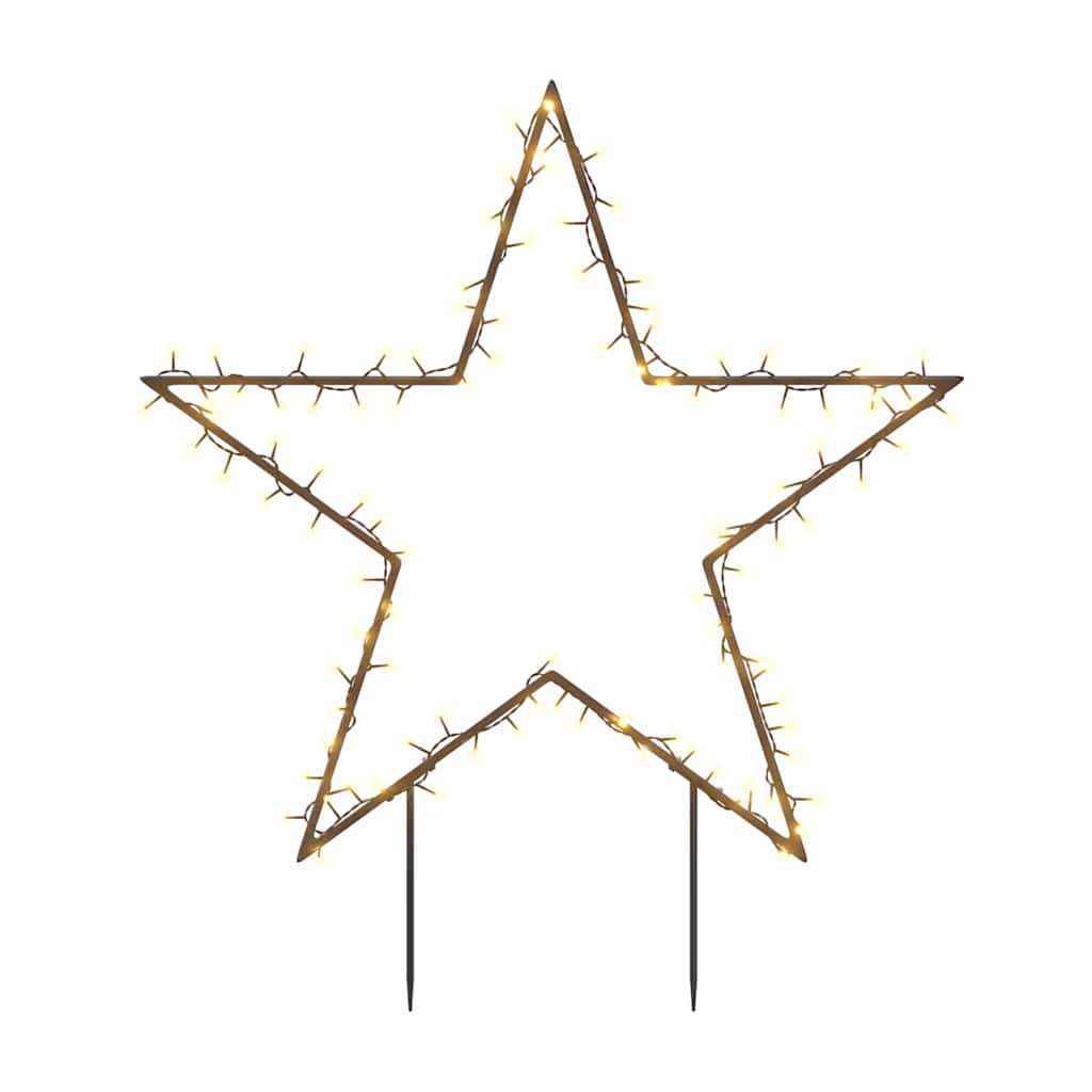Christmas Light Decoration Warm white, Black Iron Large