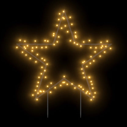 Christmas Light Decoration Warm white, Black Iron Large