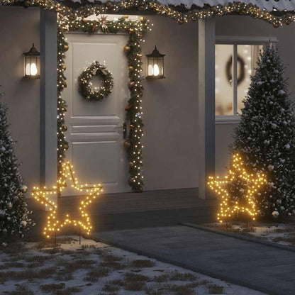Christmas Light Decoration Warm white, Black Iron Large