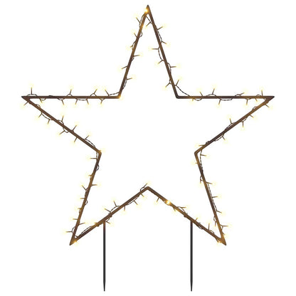 Christmas Light Decoration Warm white, Black Iron 23.6 in