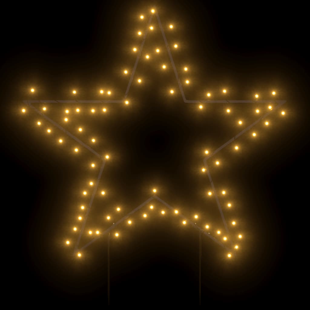 Christmas Light Decoration Warm white, Black Iron 23.6 in