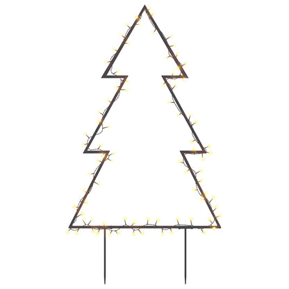 Christmas Light Decoration Warm White, Black Iron Medium