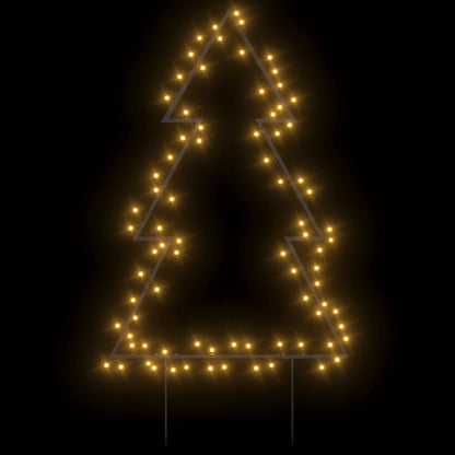 Christmas Light Decoration Warm White, Black Iron Medium