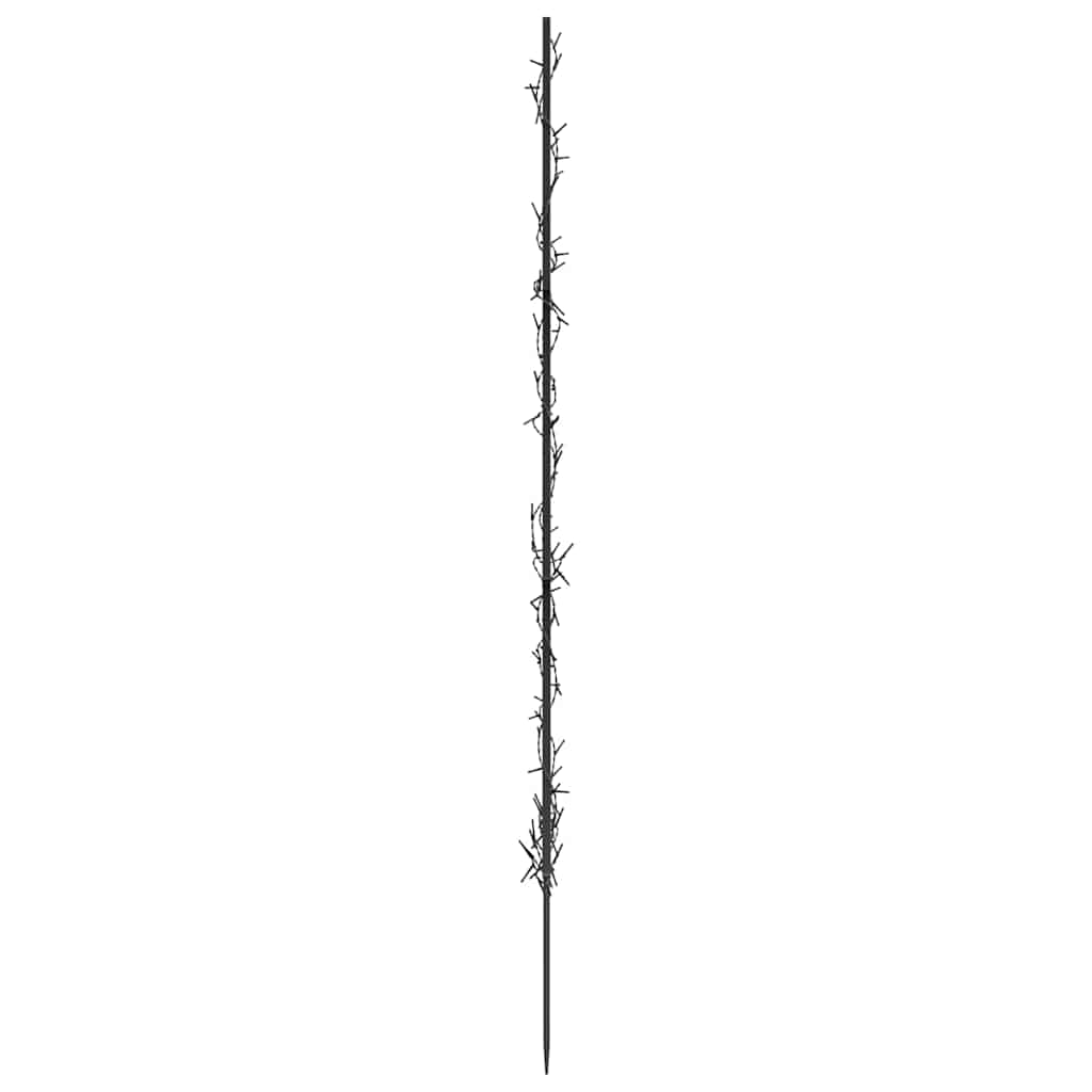 Christmas Light Decoration Warm White, Black Iron Medium