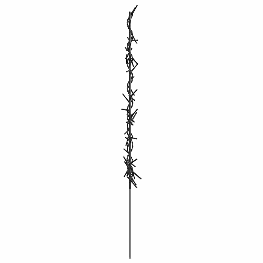 Christmas Light Decoration Set of 3 Warm white, Black Iron