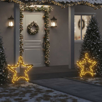 Christmas Light Decoration Black and Warm White Iron, PVC Large