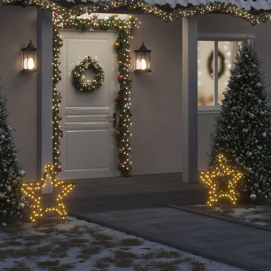 Christmas Light Decoration Warm white, Black, Green Iron, PVC