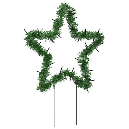 Christmas Light Decoration Set of 3 Warm White Iron, PVC