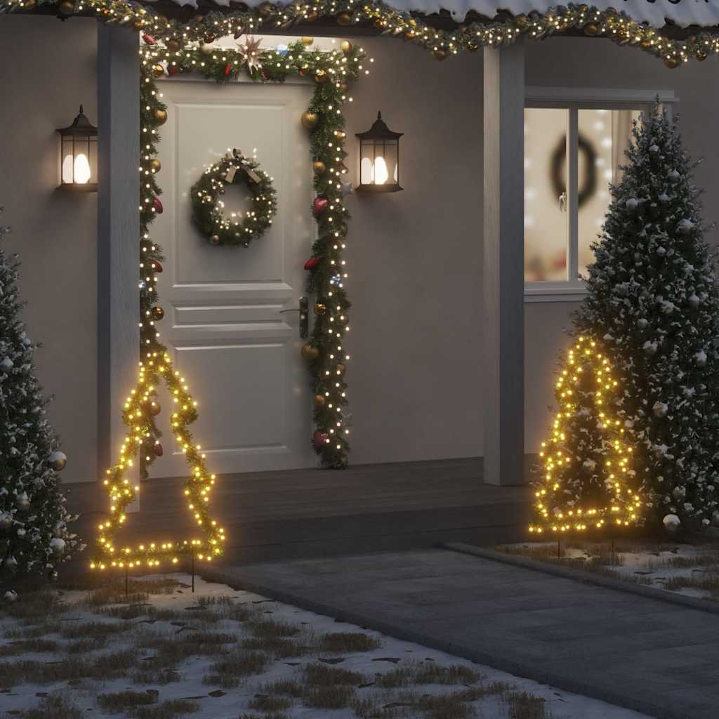 Christmas Light Decoration Warm white, Black, Green Iron, PVC