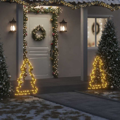 Christmas Light Decoration Warm white, Black, Green Iron, PVC