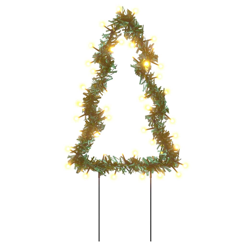 Christmas Light Decoration Set of 3 Warm white, Black, Green