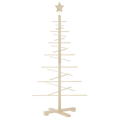 Wooden Christmas Tree Natural Wood Solid Pine Wood Small
