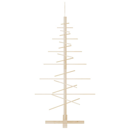 Wooden Christmas Tree Natural Wood Solid Pine Wood Small