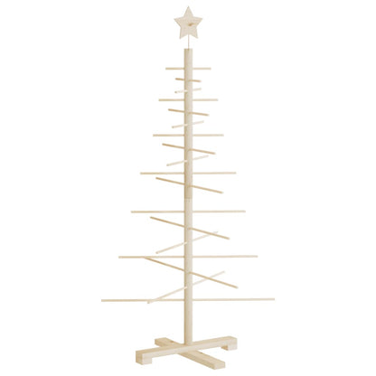 Wooden Christmas Tree Natural Wood Solid Pine Wood Small