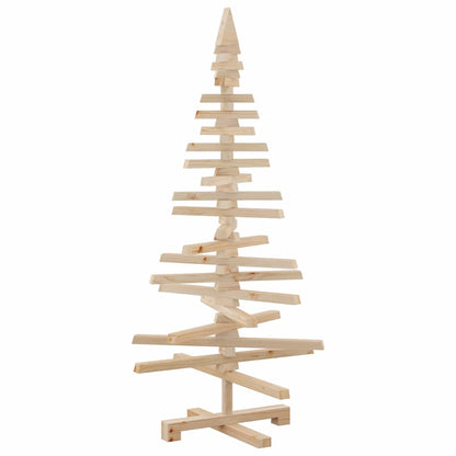 Wooden Christmas Tree for Decoration 47.2" Solid Wood Pine
