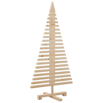 Wooden Christmas Tree for Decoration 47.2" Solid Wood Pine