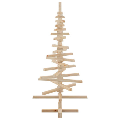 Wooden Christmas Tree for Decoration 47.2" Solid Wood Pine