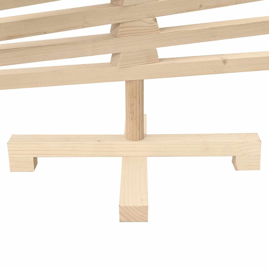 Wooden Christmas Tree for Decoration 47.2" Solid Wood Pine