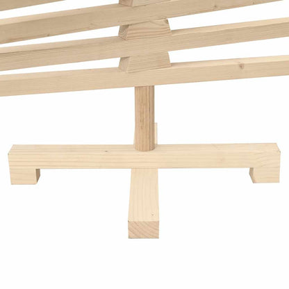 Wooden Christmas Tree for Decoration 47.2" Solid Wood Pine
