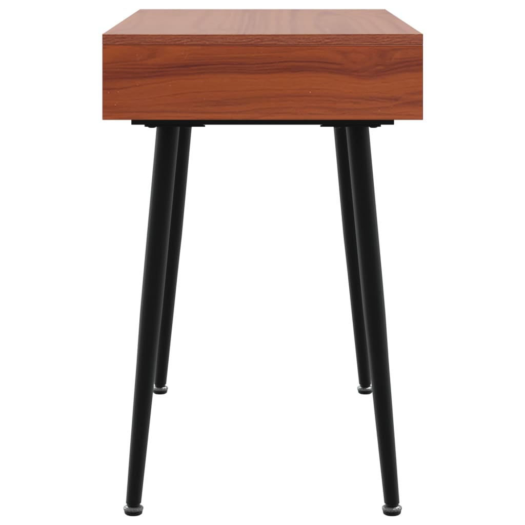 Computer Desk with Drawer Brown 43.3x19.7x29.5" Engineered Wood