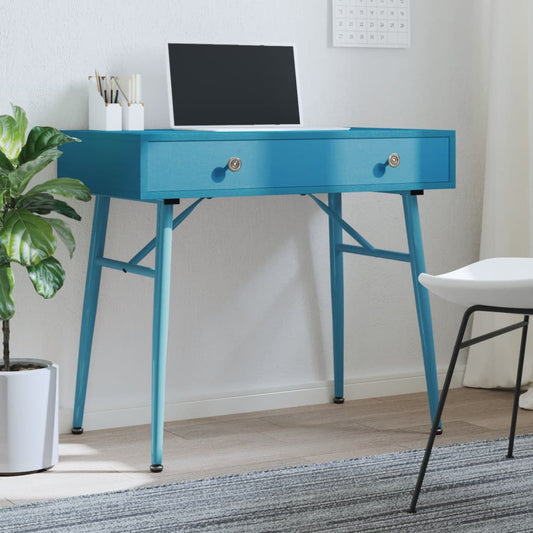 Computer Desk Antique Green engineered wood Medium Computer Desk