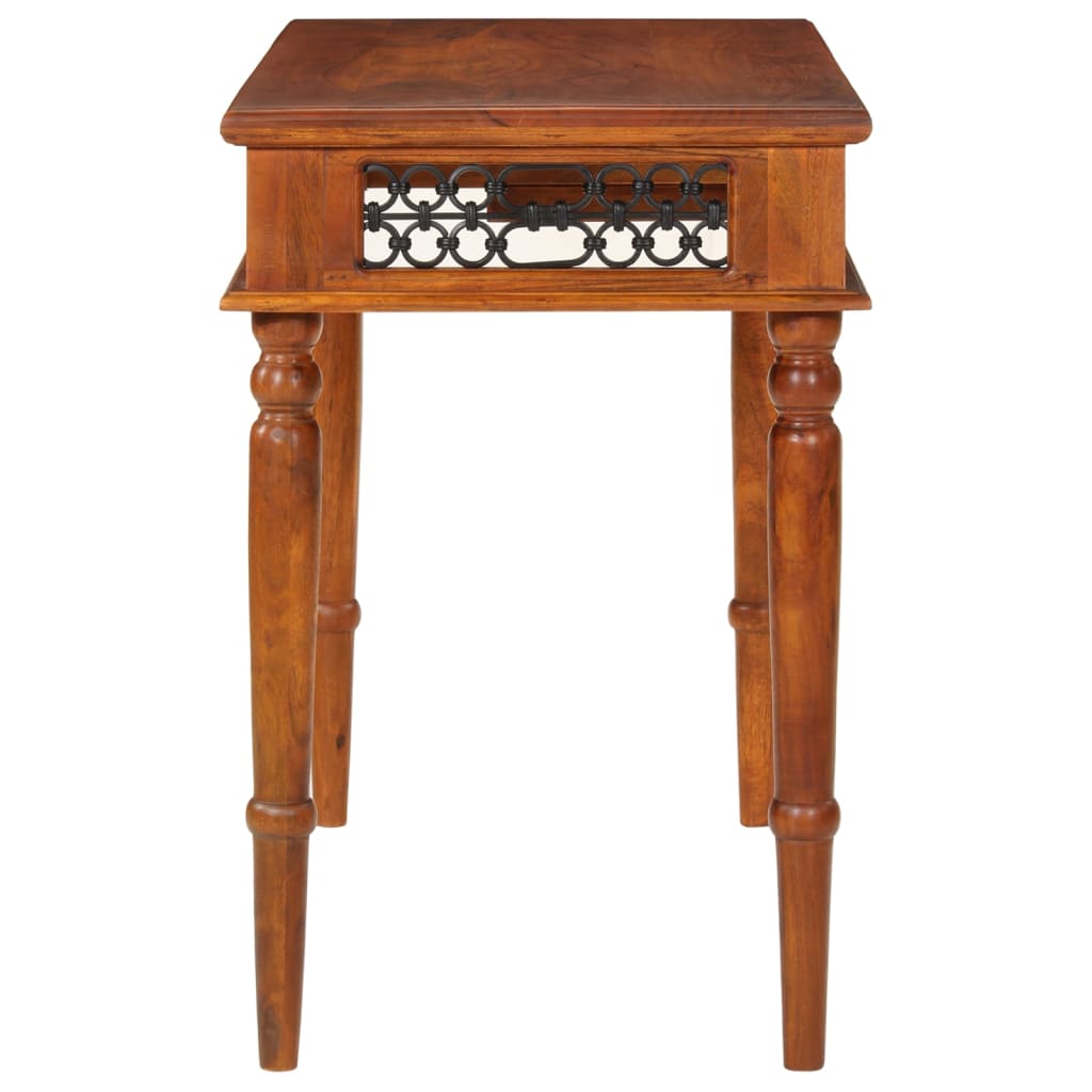 Desk with Drawer 43.3"x19.7"x29.9" Solid Wood Acacia