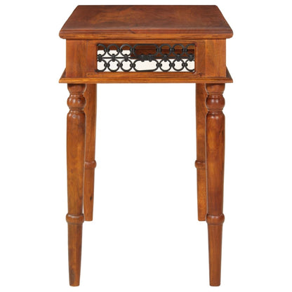 Desk with Drawer 43.3"x19.7"x29.9" Solid Wood Acacia