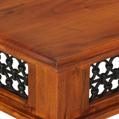 Desk with Drawer 43.3"x19.7"x29.9" Solid Wood Acacia