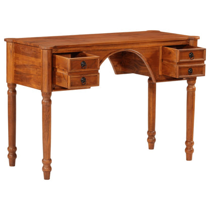 Desk with Drawers 43.3"x19.7"x29.9" Solid Wood Acacia
