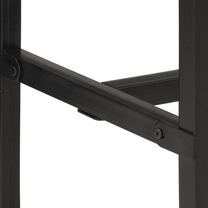 Bar Table 43.3"x21.7"x42.1" Solid Rough Wood Mango