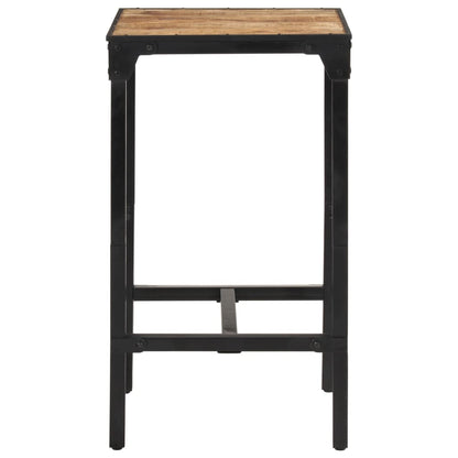 Bar Table 23.6"x21.7"x42.1" Solid Rough Wood Mango