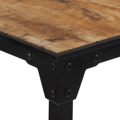 Bar Table 23.6"x21.7"x42.1" Solid Rough Wood Mango
