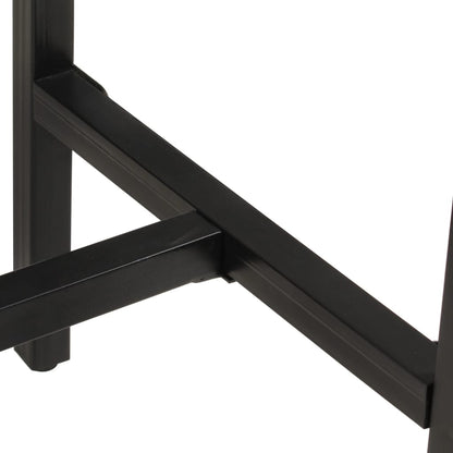 Bar Table 23.6"x21.7"x42.1" Solid Rough Wood Mango
