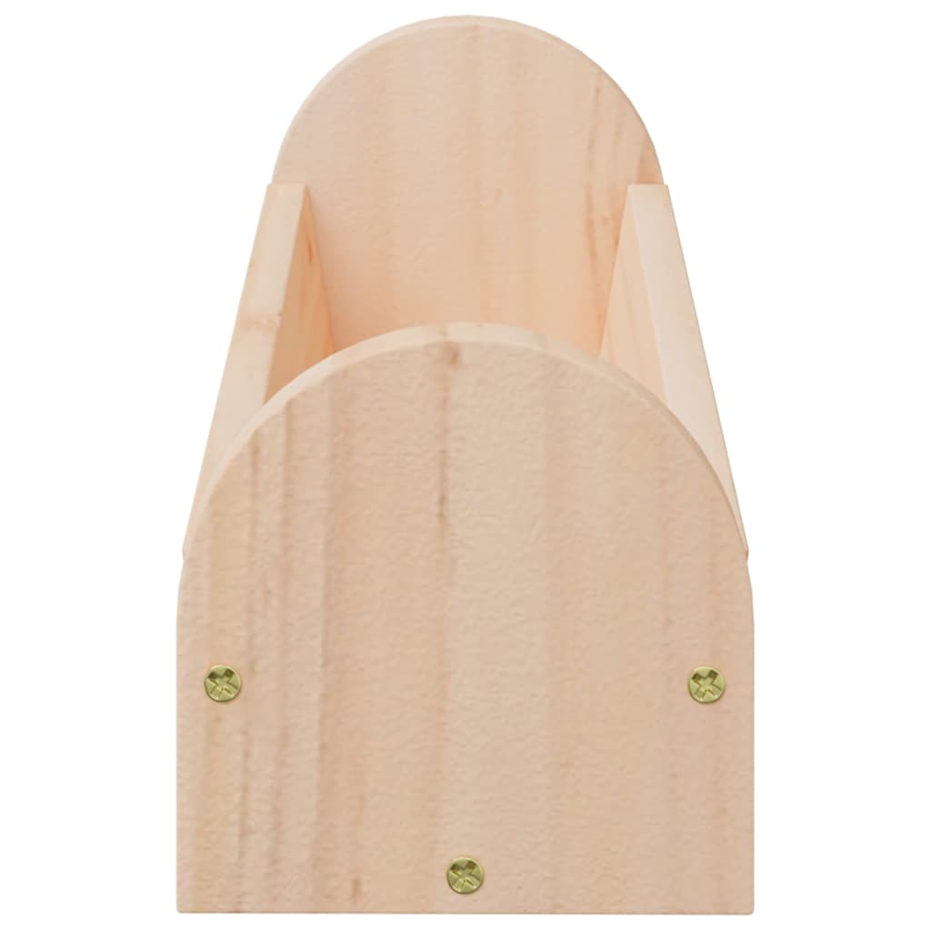 Rabbit Hay Feeder Natural wood Solid fir wood One Size Durable