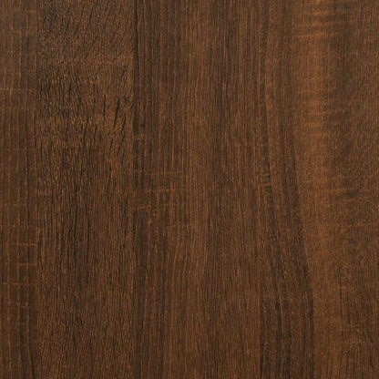 Desk Brown Oak 54.7"x54.7"x29.5" Engineered Wood