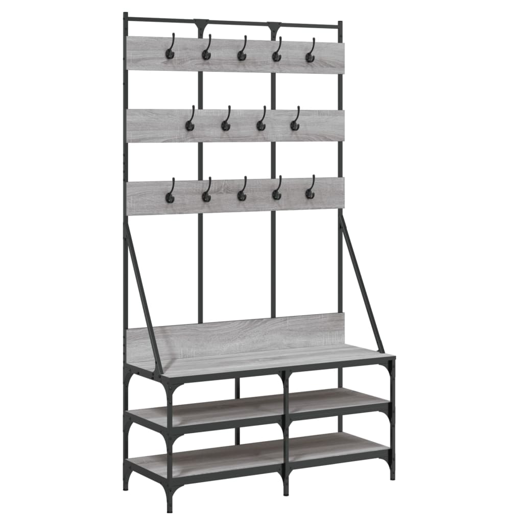 Clothes Rack Grey Sonoma Engineered wood Compact Clothes Rack