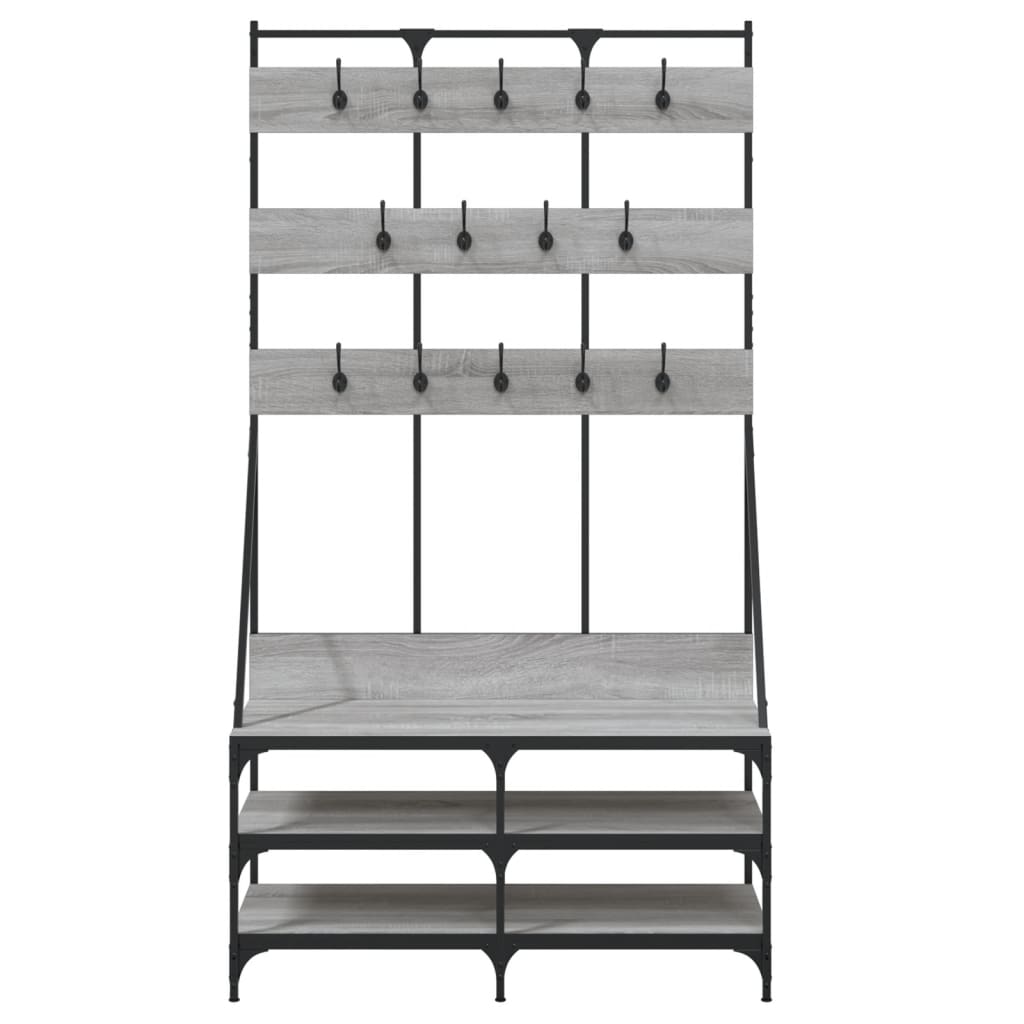 Clothes Rack Grey Sonoma Engineered wood Compact Clothes Rack