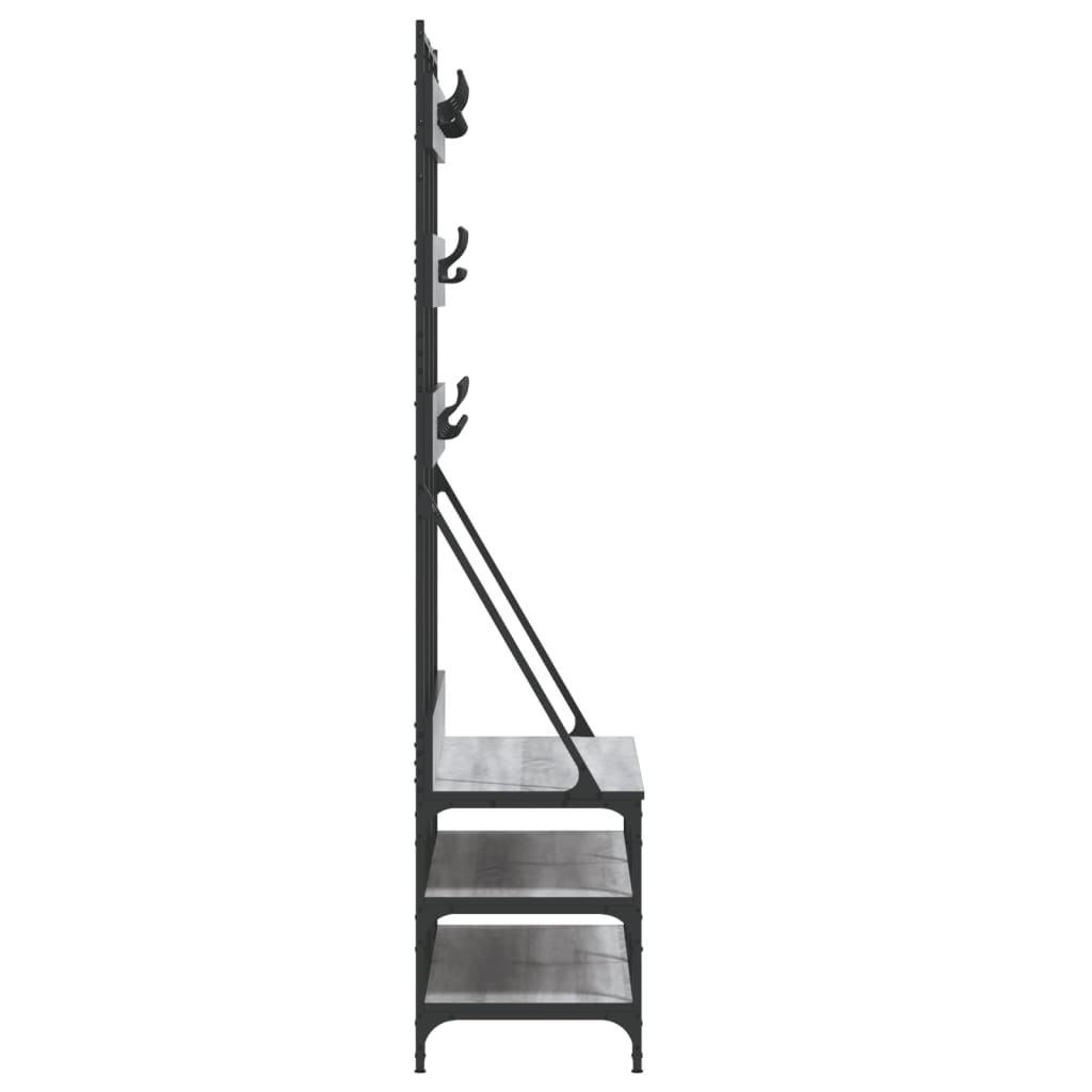 Clothes Rack Grey Sonoma Engineered wood Compact Clothes Rack