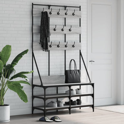 Clothes Rack Grey Sonoma Engineered wood Compact Clothes Rack
