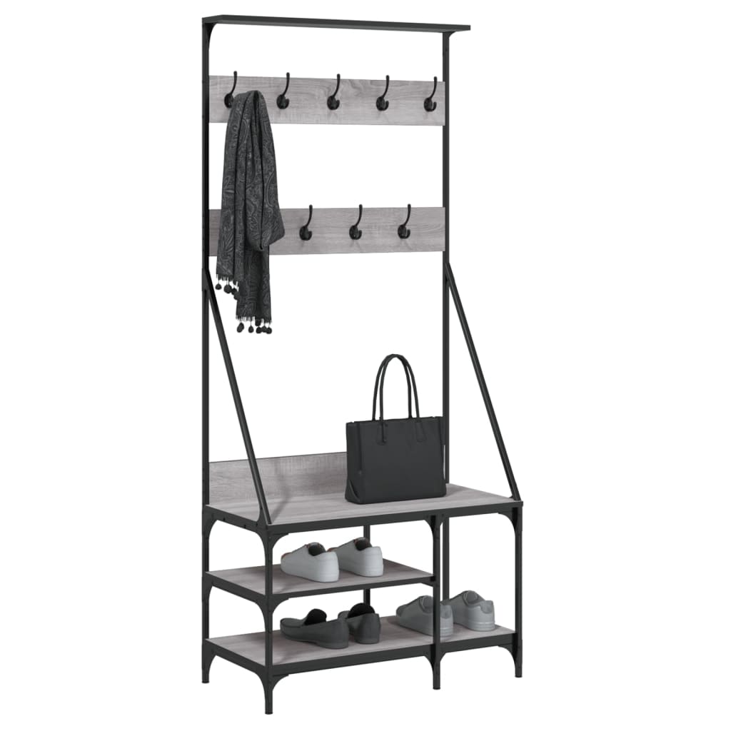 Clothes Rack Grey Sonoma Engineered wood, metal Compact