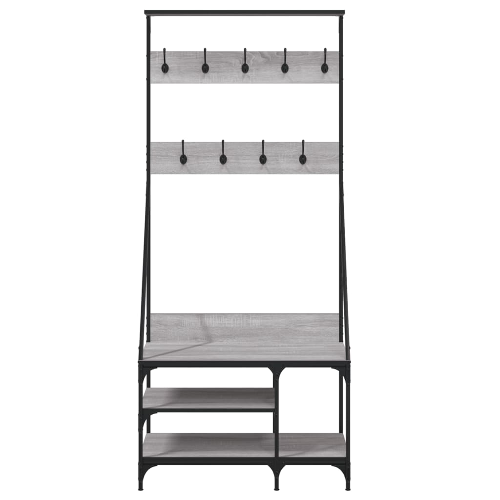 Clothes Rack Grey Sonoma Engineered wood, metal Compact