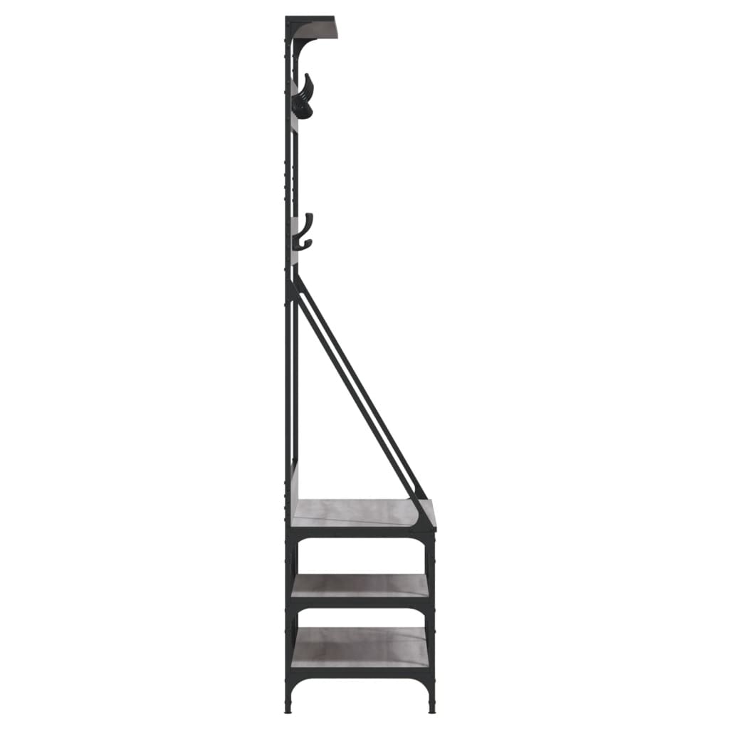 Clothes Rack Grey Sonoma Engineered wood, metal Compact