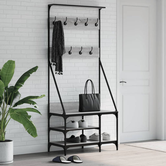 Clothes Rack Grey Sonoma Engineered wood, metal Compact