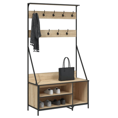 Clothes Rack Sonoma oak Engineered wood, metal Compact