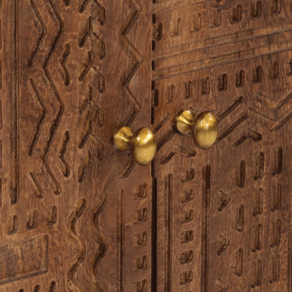 Sideboard Natural wood color Solid Mango Wood and Iron Medium