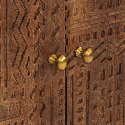 Sideboard Natural wood color Solid Mango Wood and Iron Medium