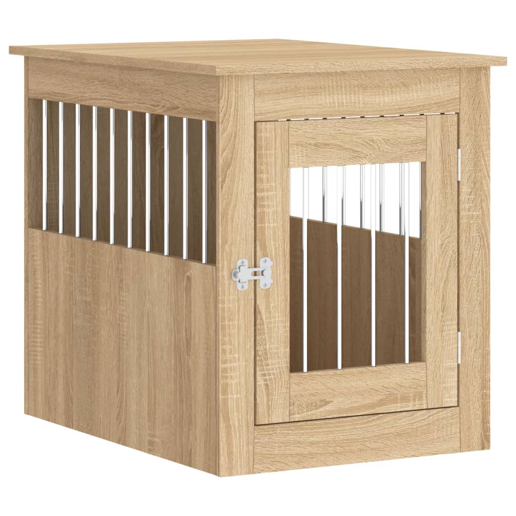 Dog Crate Furniture Sonoma Oak Engineered wood Medium