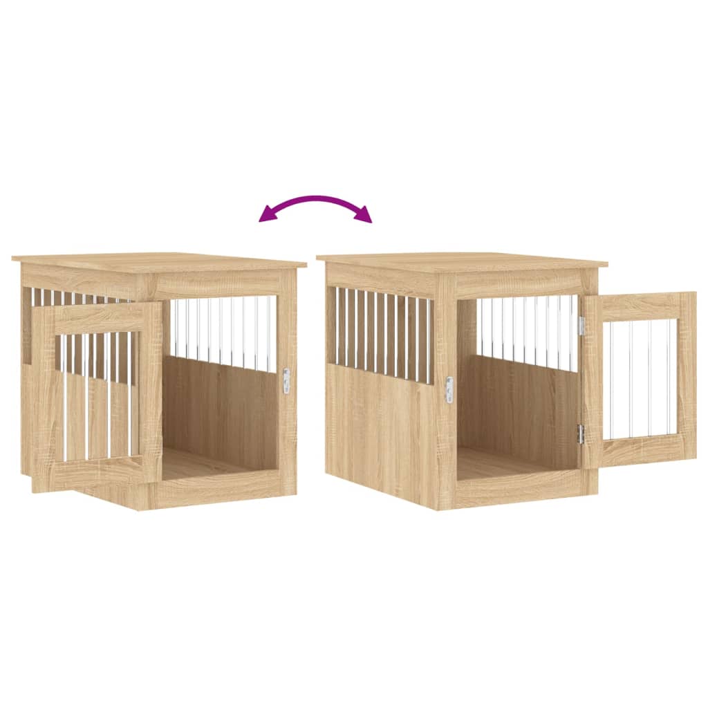 Dog Crate Furniture Sonoma Oak Engineered wood Medium