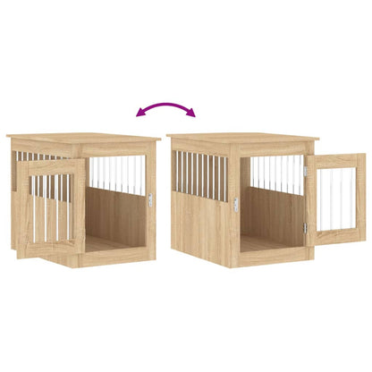 Dog Crate Furniture Sonoma Oak Engineered wood Medium